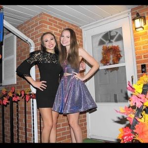 Ellie Wilde 2 piece Homecoming dress.